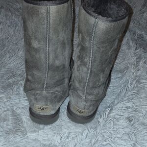 UGG Gray Suede Boots